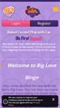 Mobile Screenshot of biglovebingo.com